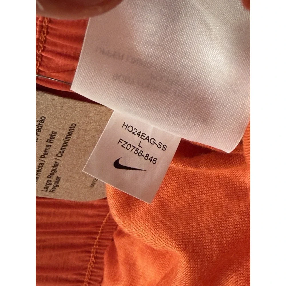 Nike Tech Woven Cargo Pants Orange UPF40 FZ0756-846 Mens Large NWT